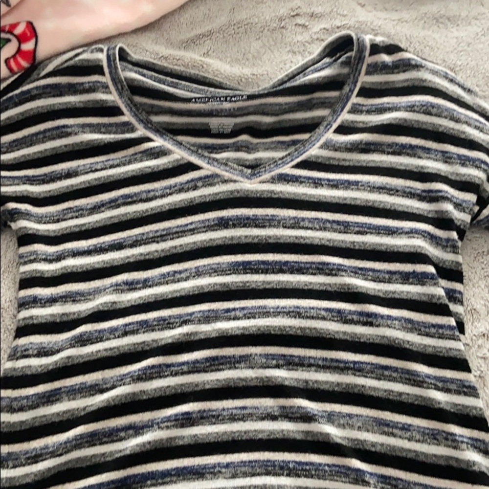 American Eagle Soft and Sexy striped sweater